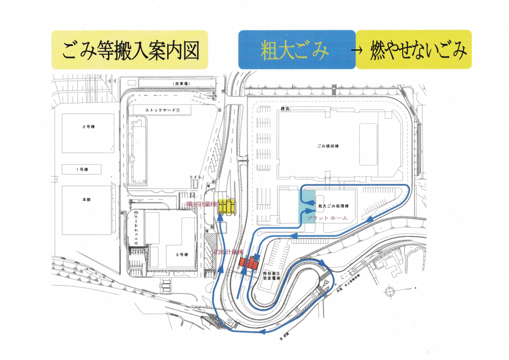 粗大ごみ→燃やせないごみ