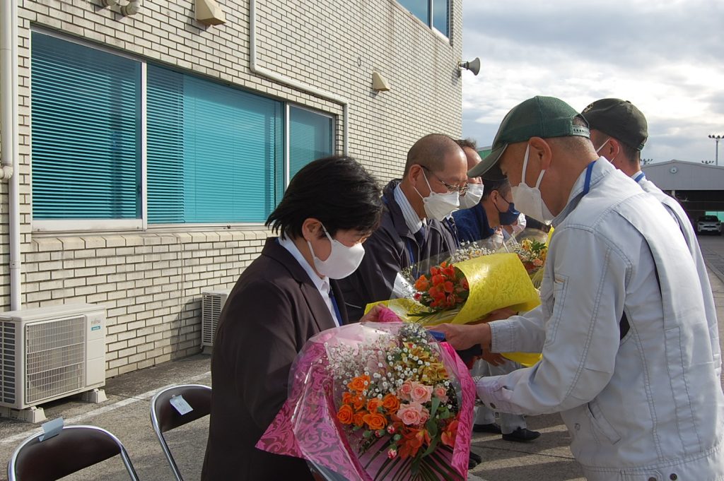 退任式が行われました